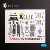 Kelik K72190 A-10C Thunderbolt II - interior 3D decals for GWH kit (1/72)